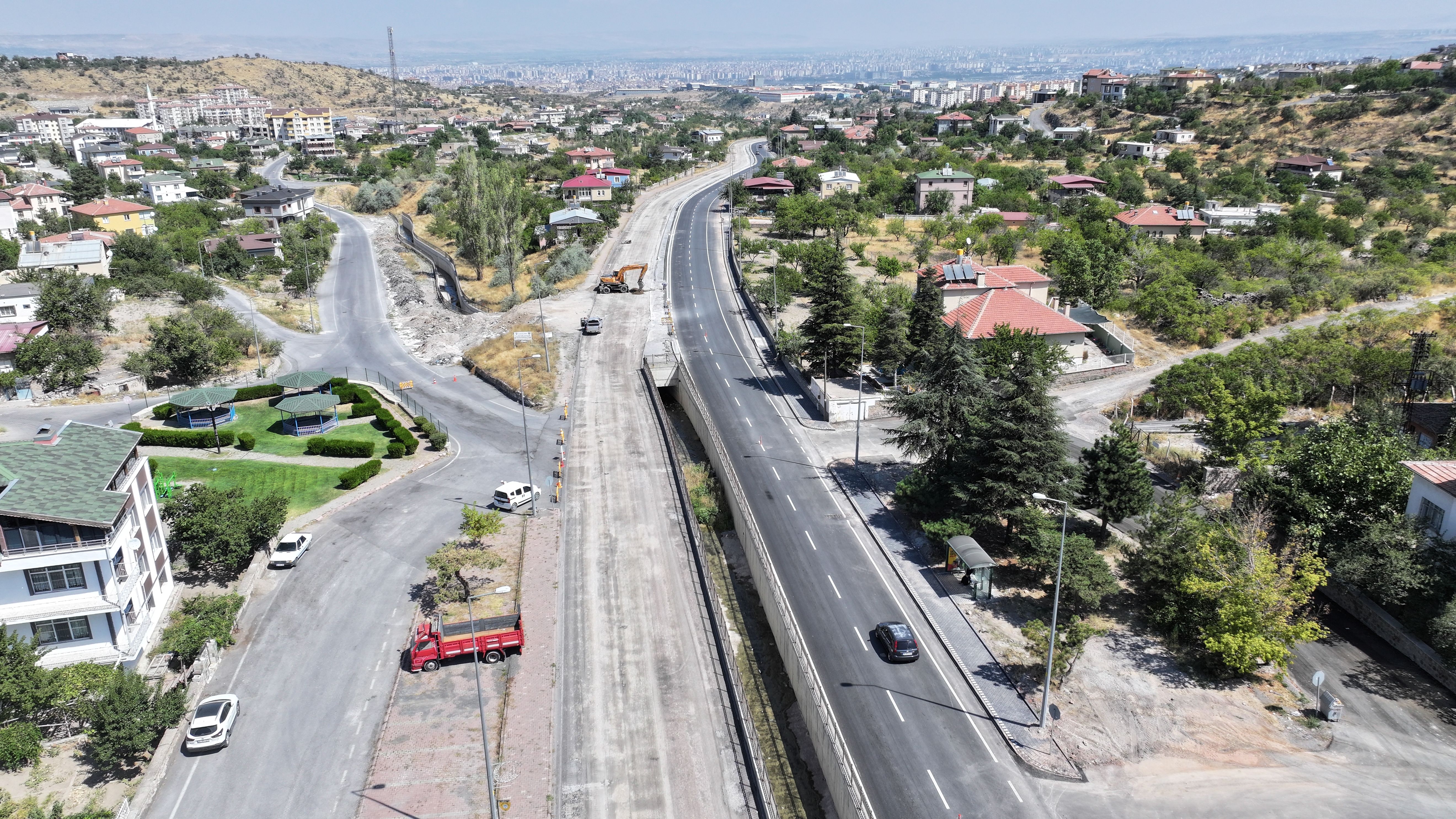 Hacılar Kayseri Caddesi'nde Altyapı Çalışmaları Tamamlandı